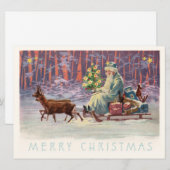 Vienna Woods Santa Feiertagskarte (Vorne/Hinten)