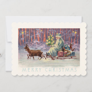 Vienna Woods Santa Feiertagskarte