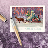 Vienna Woods Santa Feiertagspostkarte