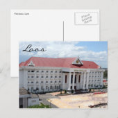 vientiane Architektur Postkarte (Vorne/Hinten)