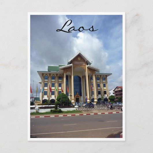 vientiane Architektur Postkarte (Vorderseite)