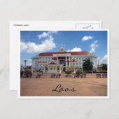 vientiane city laos postkarte (Vorne/Hinten)