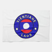 Vientiane Laos Geschirrtuch (Horizontal)