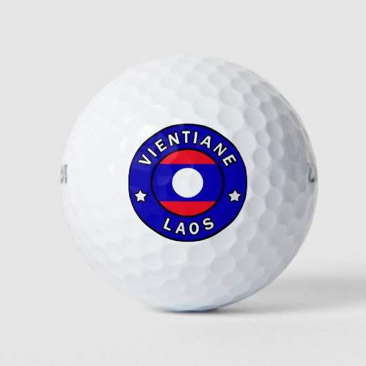 Vientiane Laos Golfball (Vorderseite)