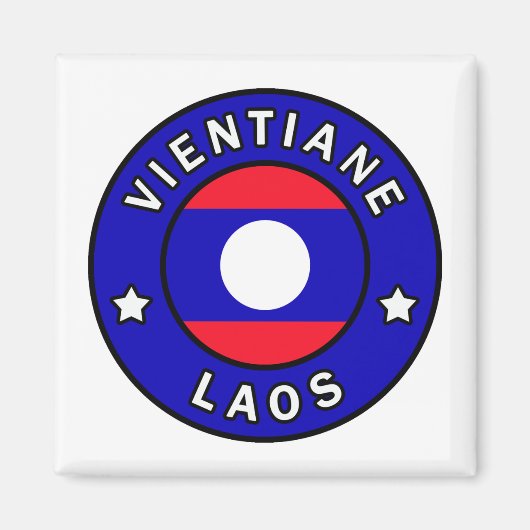 Vientiane Laos Magnet (Vorne)