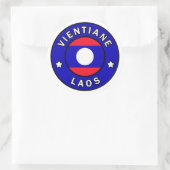 Vientiane Laos Runder Aufkleber (Tasche)