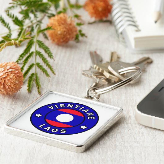 Vientiane Laos Schlüsselanhänger (Seite)