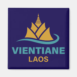 Vientiane Laos Southeast Asia Magnet