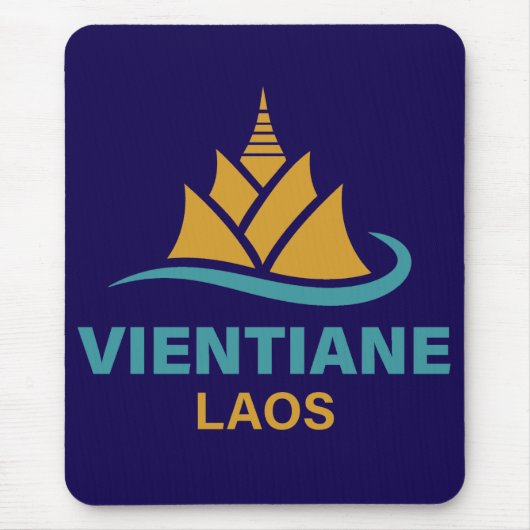 Vientiane Laos Southeast Asia Mousepad (Vorne)