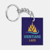 Vientiane Laos Southeast Asia Schlüsselanhänger (Vorderseite links)
