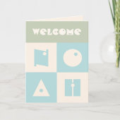 Vier 4-Buchstaben Baby-Name Neueltern gratulieren Dankeskarte