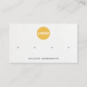 Vier 4-Loch-Logokombination Visitenkarte (Vorderseite)