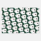 Vier Aces Card Sharing Collection Geschenkpapier Set (Vorderseite 2)