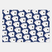 Vier Aces Card Sharing Collection Geschenkpapier Set (Vorderseite 3)