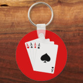 Vier-Aces-Schlüsselanhänger Schlüsselanhänger (Vorderseite)