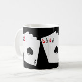 Vier-Aces-Tasse Kaffeetasse (Vorderseite Links)