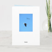 Vier Adler "Hört, ihr seid Gefühl unten" Karte (Rückseite)