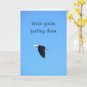 Vier Adler "Hört, ihr seid Gefühl unten" Karte (Gelbe Blume)