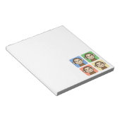 Vier Affen Notizblock (angewinkelt)