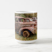 Vier alte Lastwagen Kaffeetasse (Mittel)