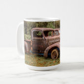 Vier alte Lastwagen Kaffeetasse (Vorderseite Links)