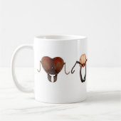 Vier Ameisen auf einer Tasse (Links)