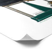 Vier Ansichten zu Weiß: Harmonischer Analyzer Poster (Ecke)