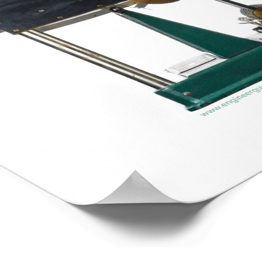 Vier Ansichten zu Weiß: Harmonischer Analyzer Poster (Ecke)