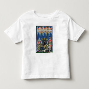 Vier arabische Backgammon-Spieler Kleinkind T-shirt