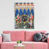 Vier arabische Backgammon-Spieler Leinwanddruck (Insitu (Wohnzimmer))