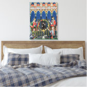 Vier arabische Backgammon-Spieler Leinwanddruck (Insitu (Schlafzimmer))