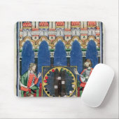 Vier arabische Backgammon-Spieler Mousepad (Mit Mouse)