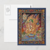 Vier-Armed-Ganesh-Postkarte Postkarte (Vorne/Hinten)