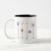 Vier Arten von Neuronen Zweifarbige Tasse (Links)