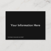 Vier As-Visitenkarten Visitenkarte (Rückseite)