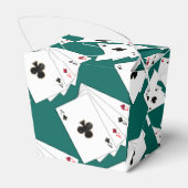 Vier Asse Kartenmuster Muster ausspielen Geschenkschachtel (Rückseite)
