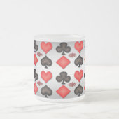 Vier Asse Kartenspielen Tasse Silver Hintergrund (Mittel)