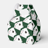 Vier Asse Playing Cards Muster Gable Favor Box Geschenkschachtel (Rückseite)