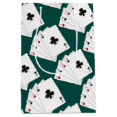 Vier Asse Spielkarten Mittlere Geschenktüte (Vorderseite)