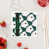 Vier Asse Spielkarten Napkins Serviette (Beispiel)