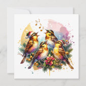 Vier Aufrufe von Vögeln | Zwölf Tage Weihnachten (Vorderseite)