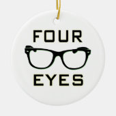 Vier Augen Keramikornament (Vorne)