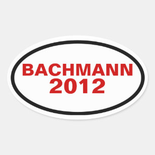 VIER Bachmann 2012 Ovaler Aufkleber