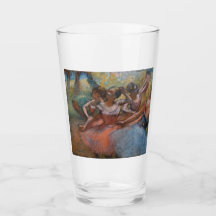 Vier Ballerinas auf Bühne (Ballett) (von Edgar Deg