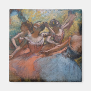 Vier Ballerinas auf Bühne (Ballett) (von Edgar Deg Magnet