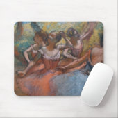 Vier Balletttänzer auf Bühne von Degas Mousepad (Mit Mouse)