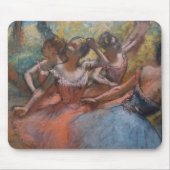Vier Balletttänzer auf Bühne von Degas Mousepad (Vorne)