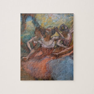 Vier Balletttänzerinnen auf der Bühne von Degas  Puzzle