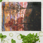 Vier Bäume durch Egon Schiele Handtuch (Gefaltet)