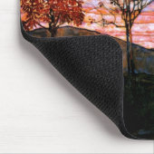 Vier Bäume durch Egon Schiele Mousepad (Ecke)